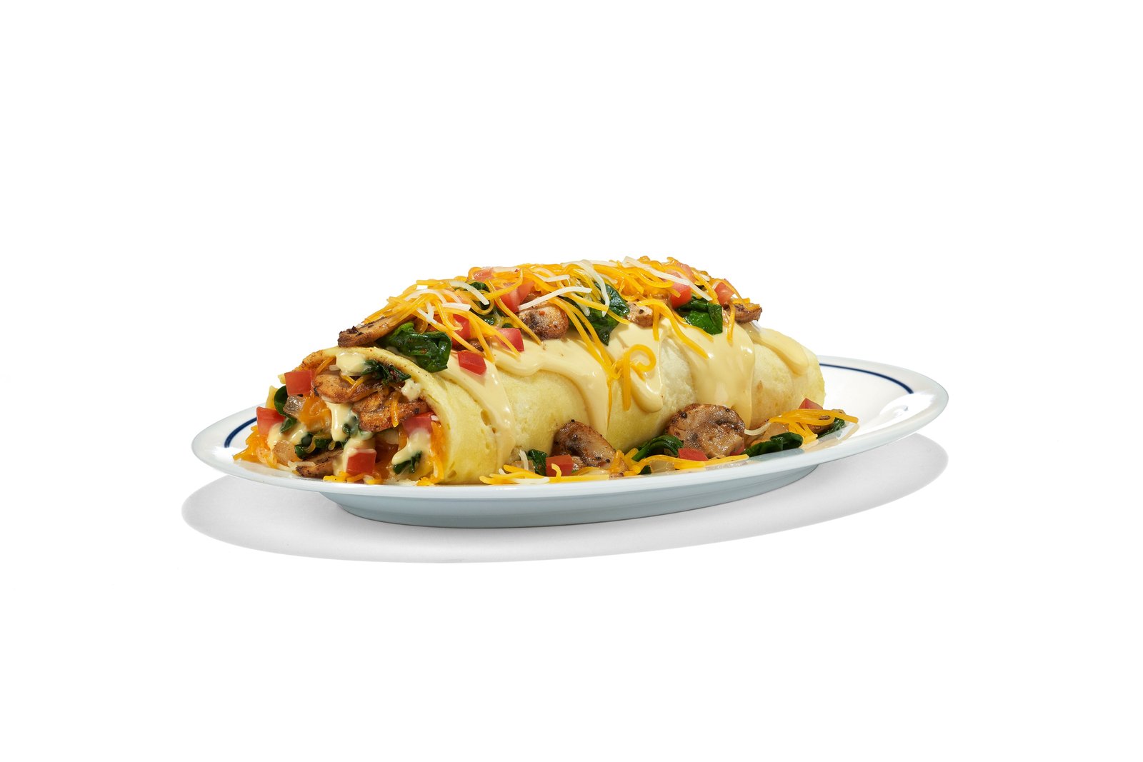 Spinach & Mushroom Omelette