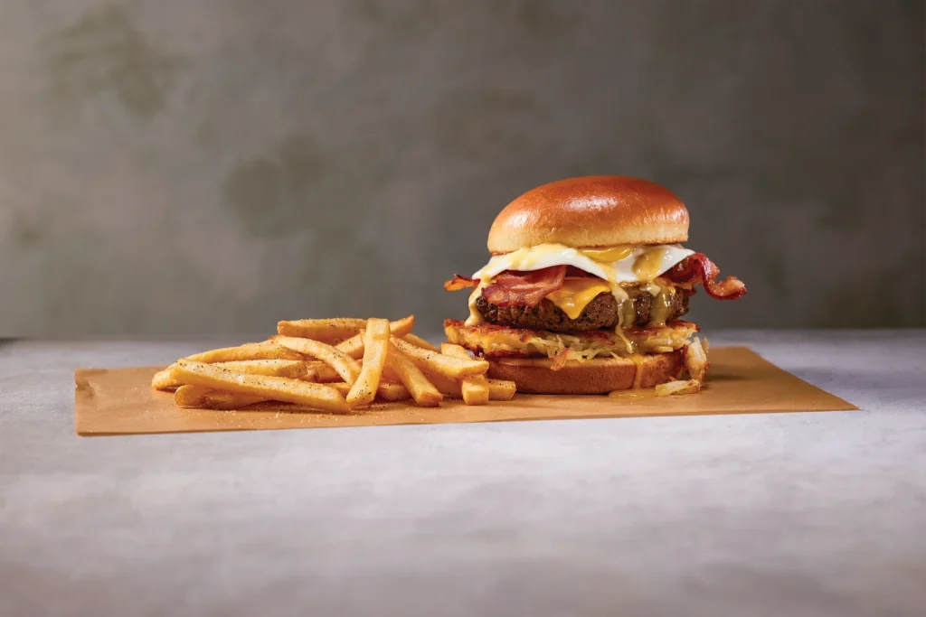 Ultimate Breakfast Burger — Exclusives at SaskHop Regina