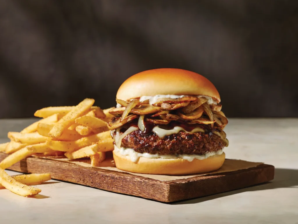 Bourbon Street Mushroom Swiss Burger — Applebee's at SaskHop Regina