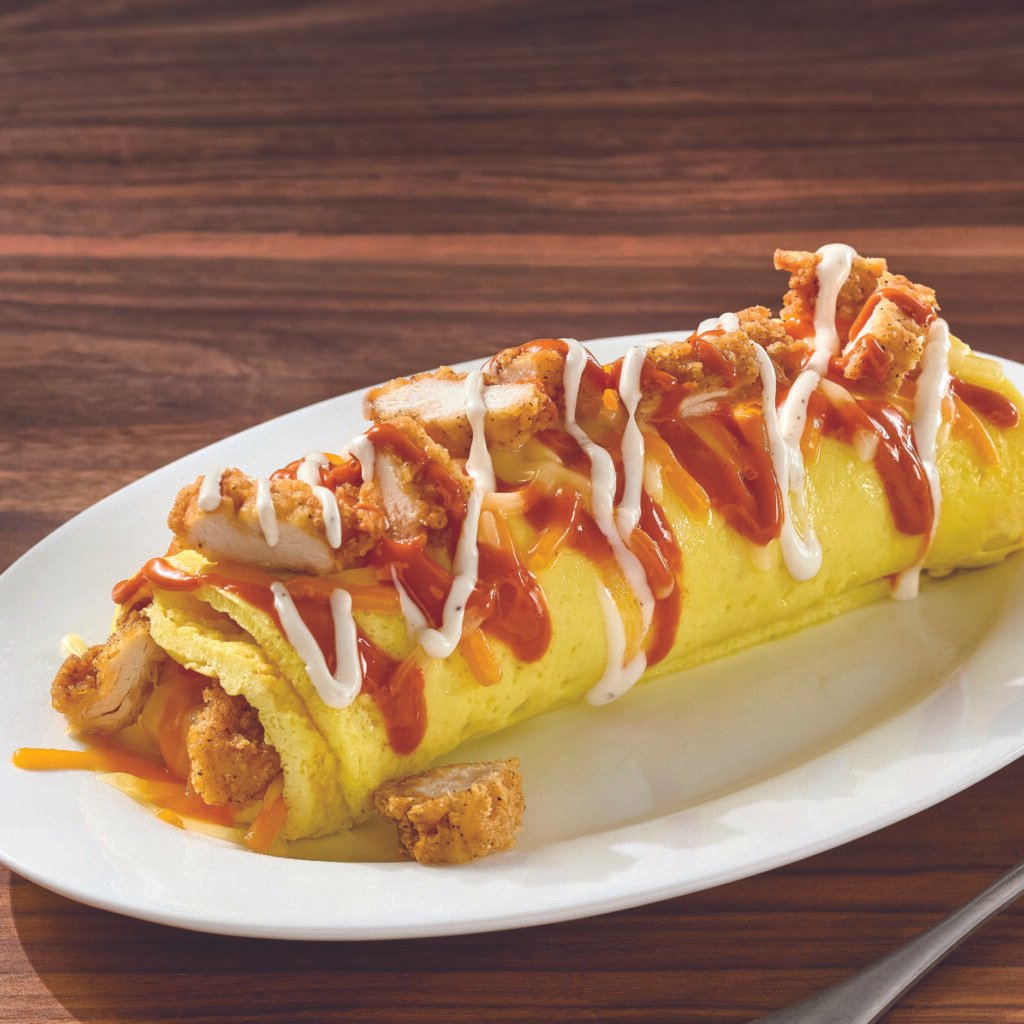 Loaded Buffalo Chicken Omelette — Exclusives at SaskHop Regina