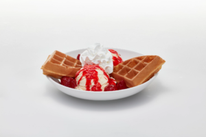 Strawberry Waffle Sundae