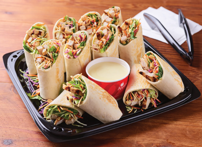 Catering, Oriental Chicken Salad Wrap, Grilled